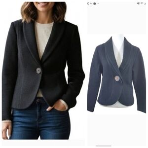 Cambridge Dry Goods women's black wool blazer Women's size medium